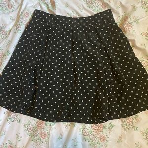 Forever 21 poka dot silky mini skirt